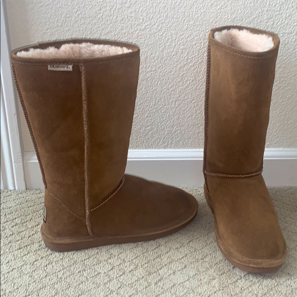 BROWN BEARPAW BOOTS